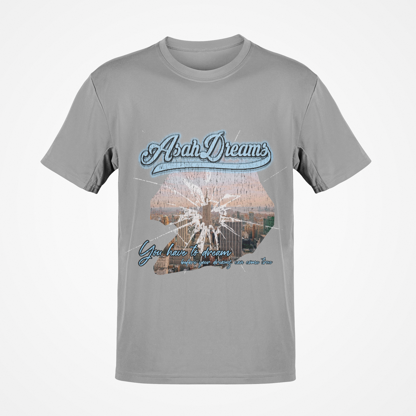 Sky High T-shirt (Acid Grey) - AsahDreams